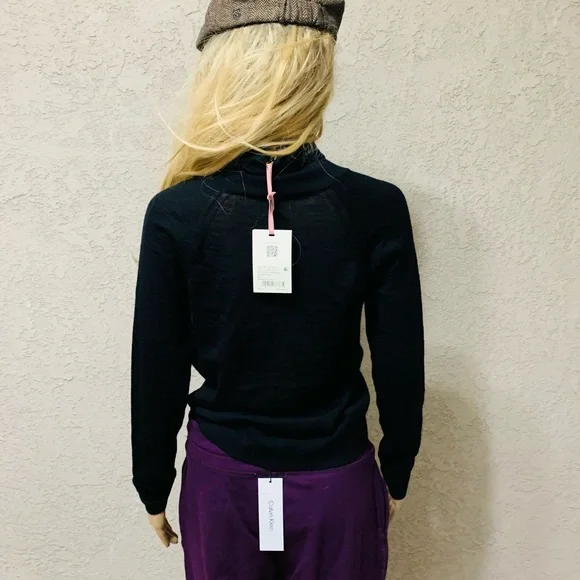 NWT Classic Merino Wool Turtleneck Sweater / 100% MERINO WOOL - Picture 15 of 16